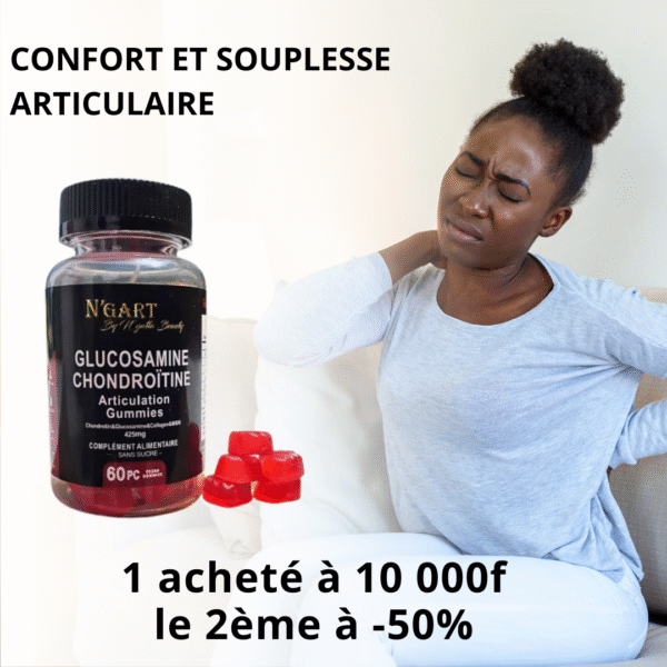 Gummies Glucosamine & Chondroïtine – Confort & Souplesse Articulaire